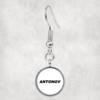 Thumbnail for Antonov & Text Designed Earrings