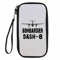 Thumbnail for Bombardier Dash-8 & Plane Designed Travel Cases & Wallets