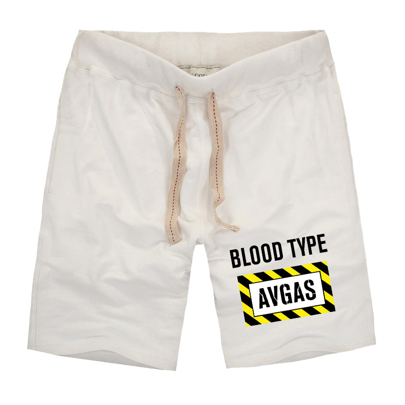 Blood Type AVGAS Designed Cotton Shorts