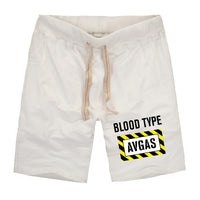 Thumbnail for Blood Type AVGAS Designed Cotton Shorts