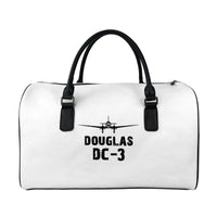 Thumbnail for Douglas DC-3 & Plane Designed Leather Travel Bag