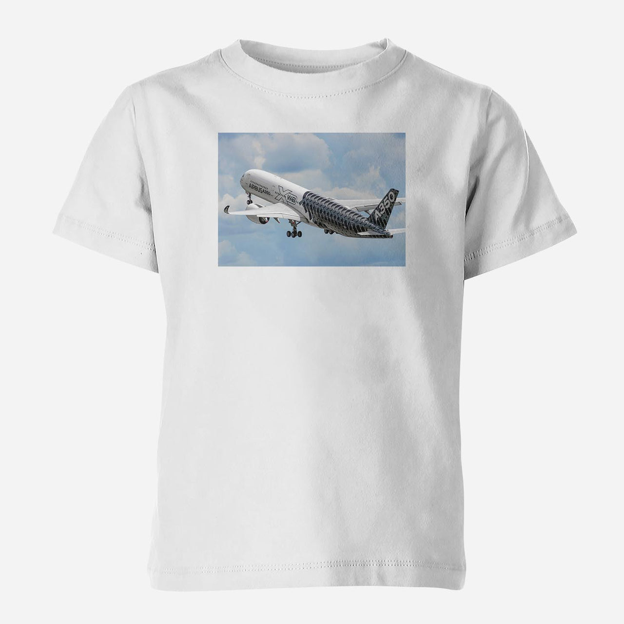 Departing Airbus A350 (Original Livery) Designed Children T-Shirts