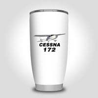 Thumbnail for The Cessna 172 Designed Tumbler Travel Mugs