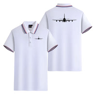 Thumbnail for Airbus A380 Silhouette Designed Stylish Polo T-Shirts (Double-Side)