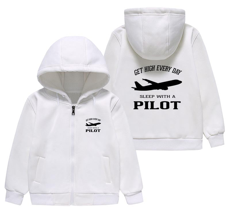 Get High Every Day Sleep With A Pilot Designed "CHILDREN" Zipped Hoodies