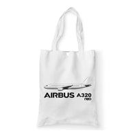Thumbnail for The Airbus A320Neo Designed Tote Bags