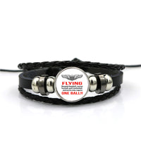 Thumbnail for Flying One Ball Designed Leather Bracelets