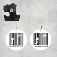 Thumbnail for Planespotting Designed Wooden Drop Earrings