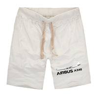 Thumbnail for The Airbus A340 Designed Cotton Shorts