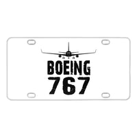 Thumbnail for Boeing 767 & Plane Designed Metal (License) Plates