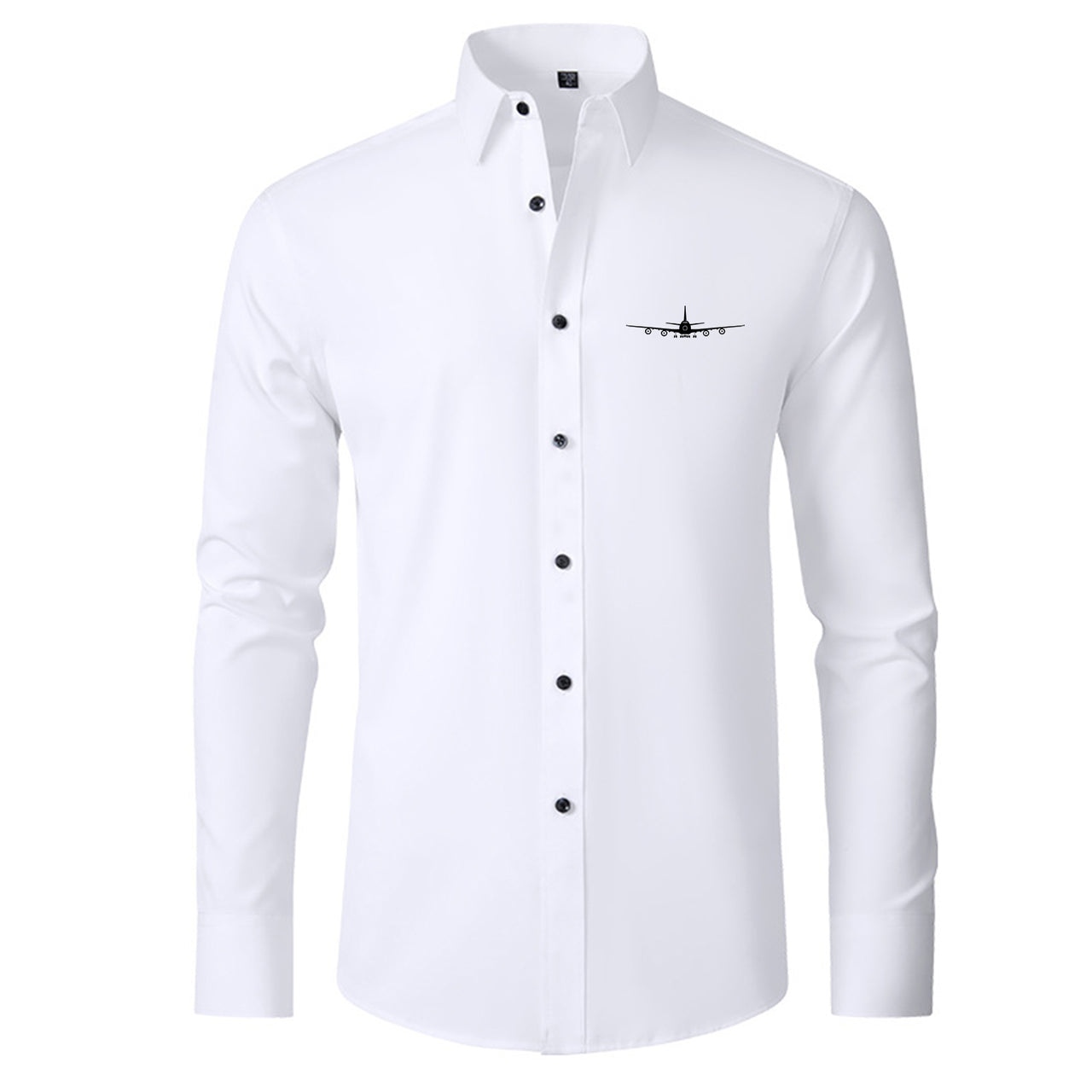 Boeing 747 Silhouette Designed Long Sleeve Shirts