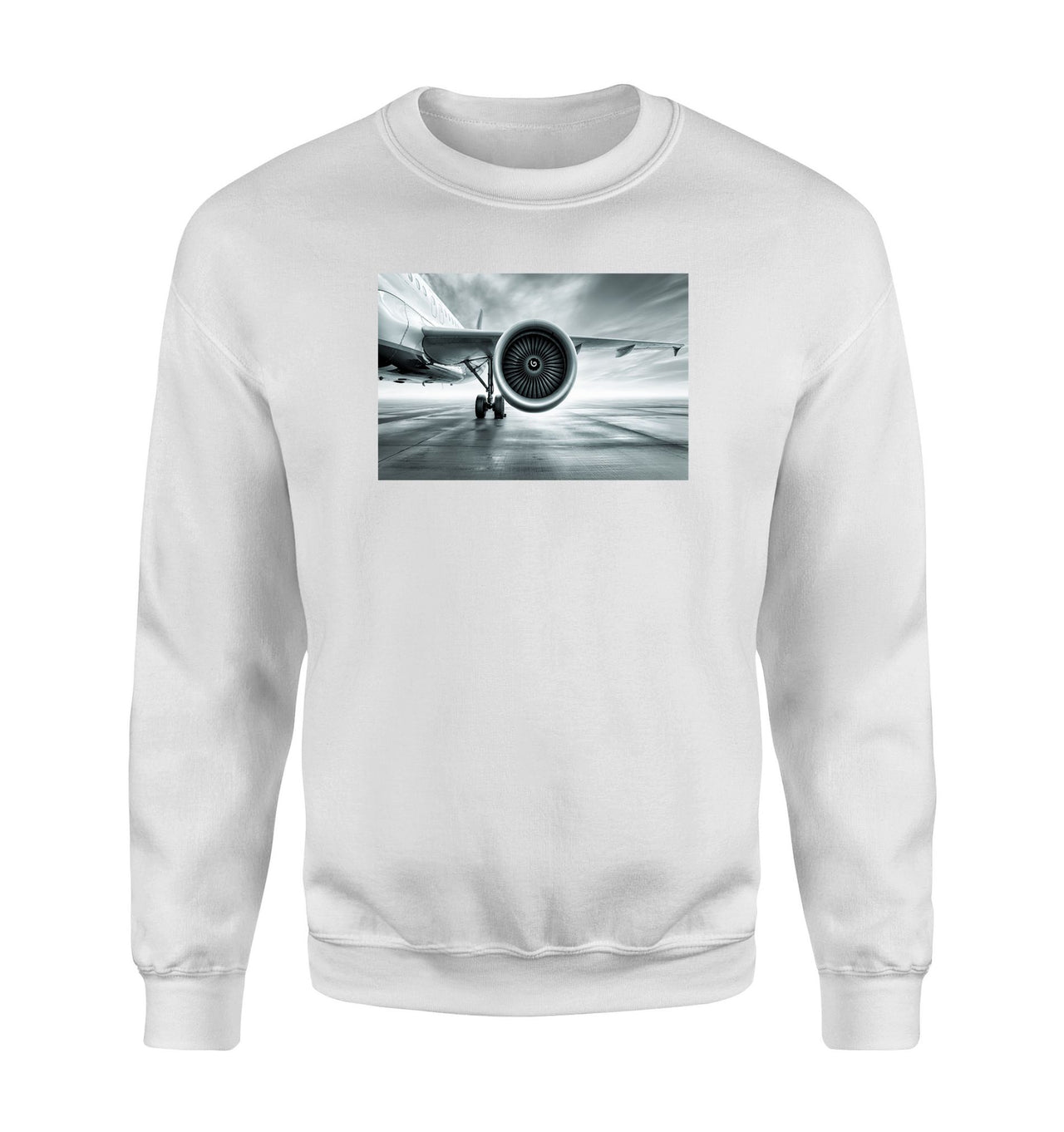 Super Cool Airliner Jet Engine Designed Sweatshirts