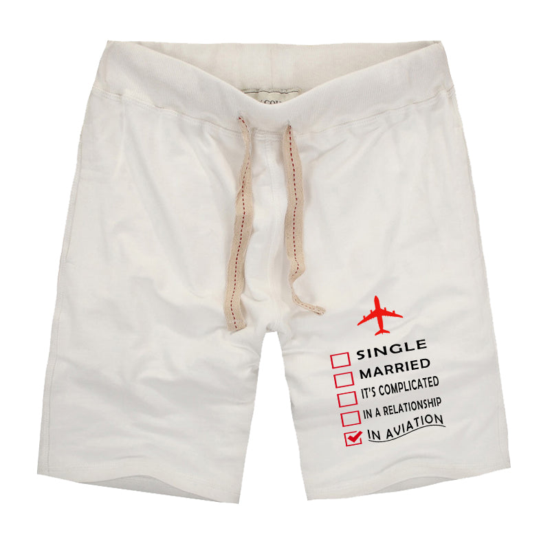 In Aviation Designed Cotton Shorts
