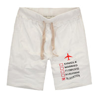 Thumbnail for In Aviation Designed Cotton Shorts