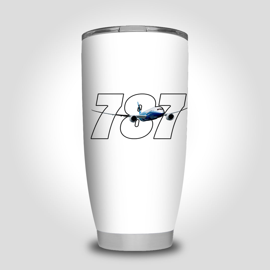Super Boeing 787 Designed Tumbler Travel Mugs