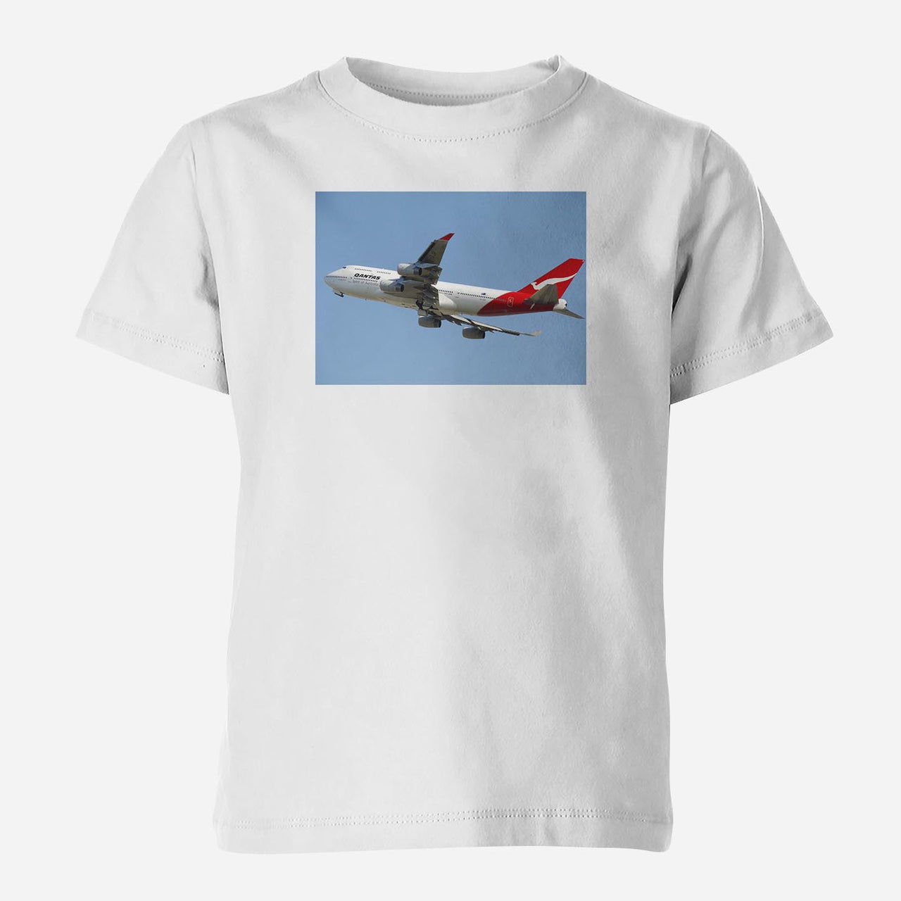 Departing Qantas Boeing 747 Designed Children T-Shirts