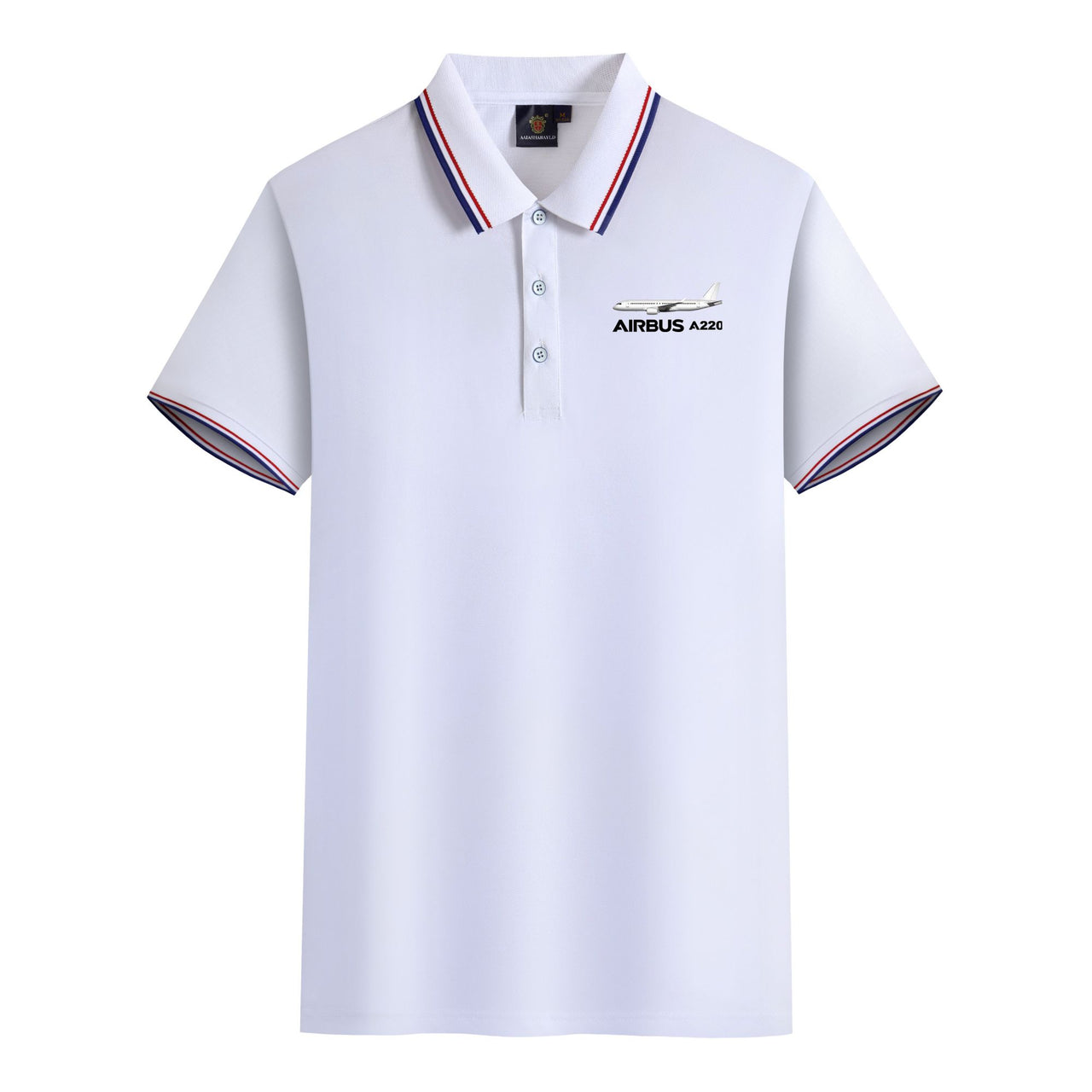 The Airbus A220 Designed Stylish Polo T-Shirts