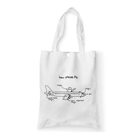 Thumbnail for How Planes Fly Designed Tote Bags
