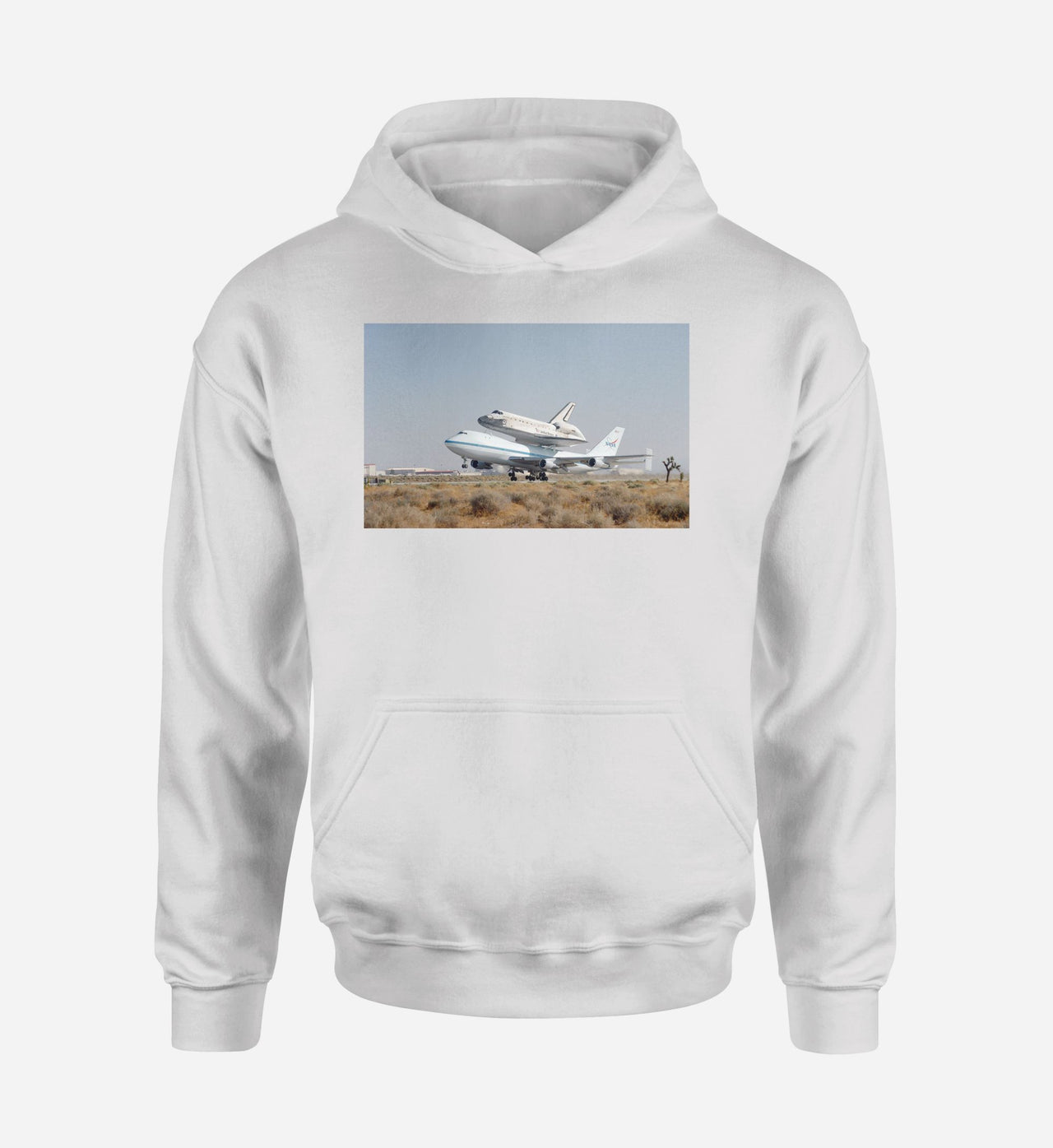 Boeing 747 Carrying Nasa's Space Shuttle Designed Hoodies