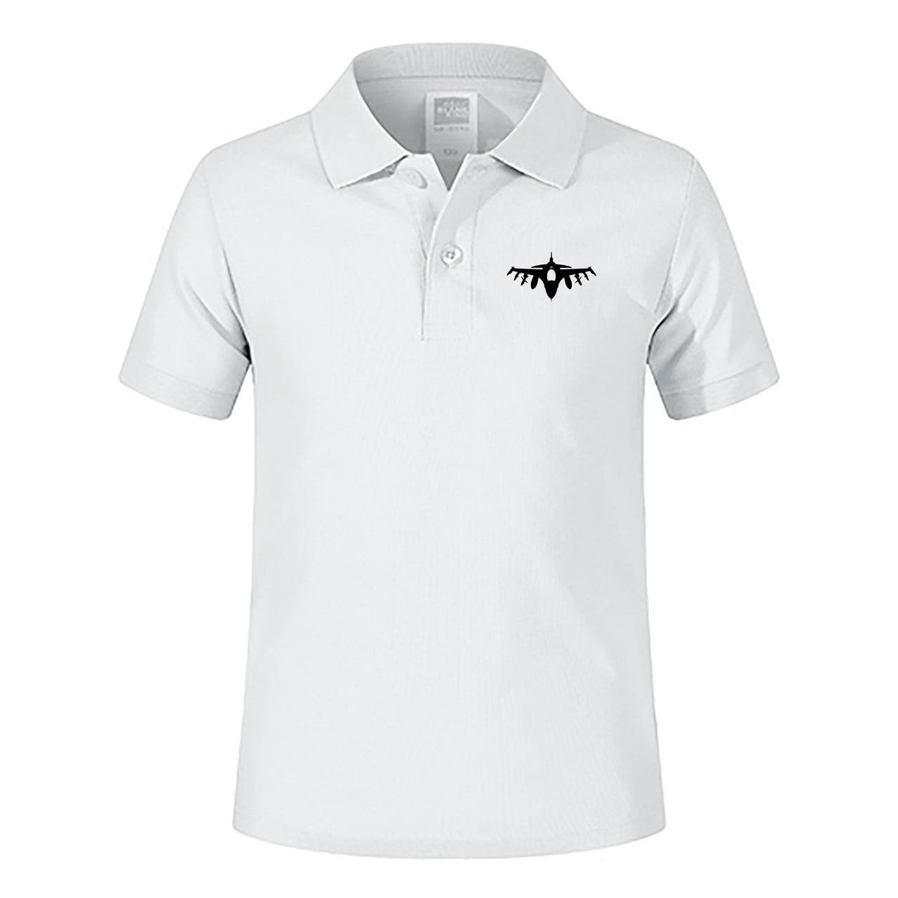 Fighter Jet 16 Silhouette Designed Children Polo T-Shirts