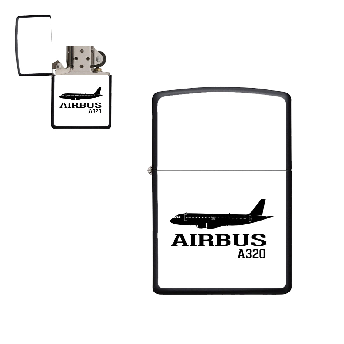 Airbus A320 Printed Designed Metal Lighters