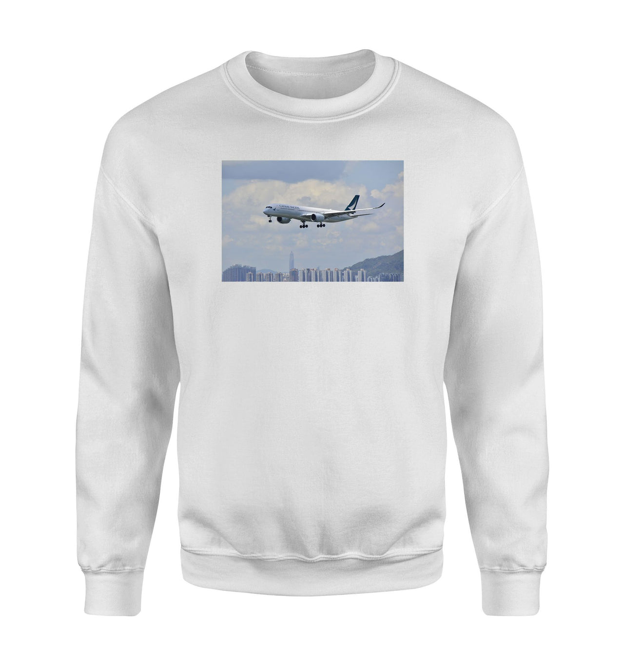 Cathay Pacific Airbus A350 Designed Sweatshirts