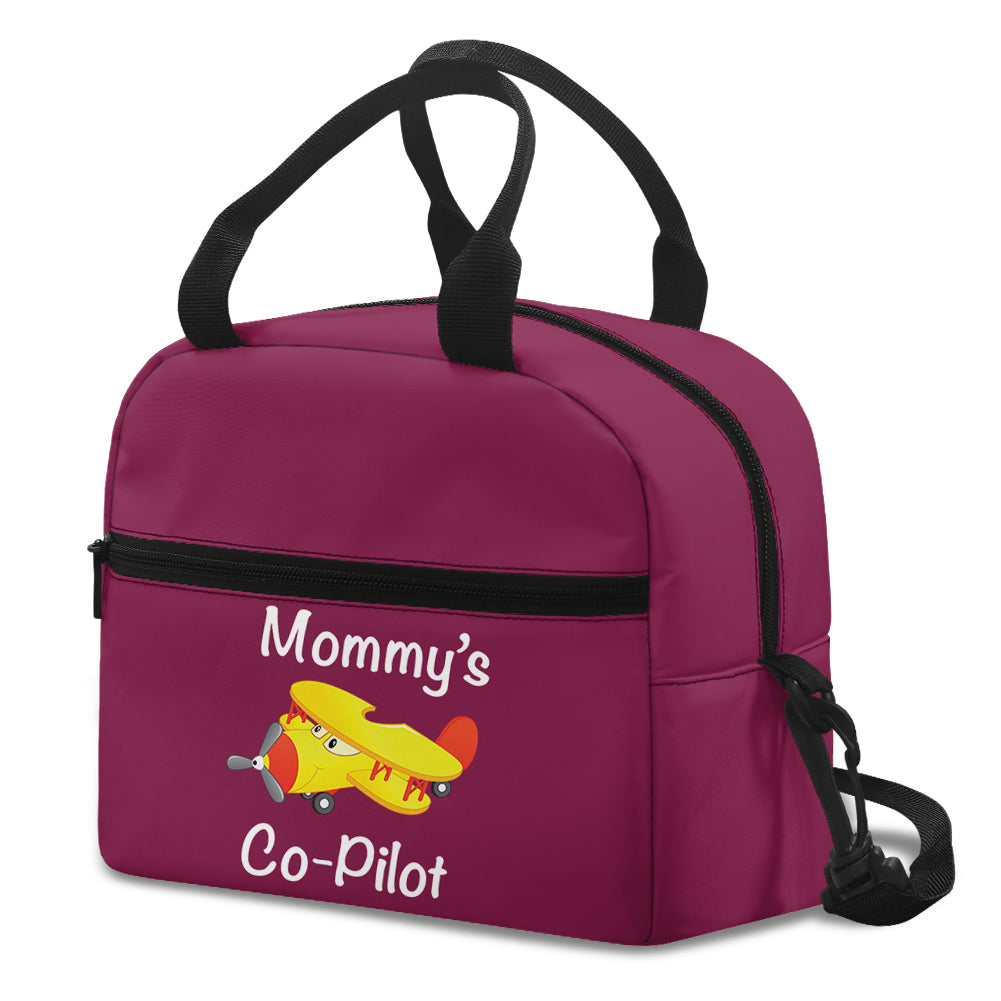Mommy's Co-Pilot (Propeller2) Designed Lunch Bags