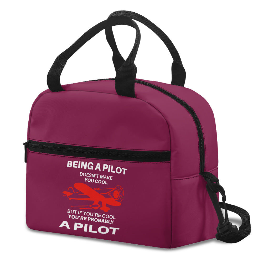 If You're Cool You're Probably a Pilot Designed Lunch Bags