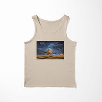 Thumbnail for Amazing Military Aircraft at Night Designed Tank Tops