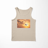 Thumbnail for Plane Passing By Designed Tank Tops