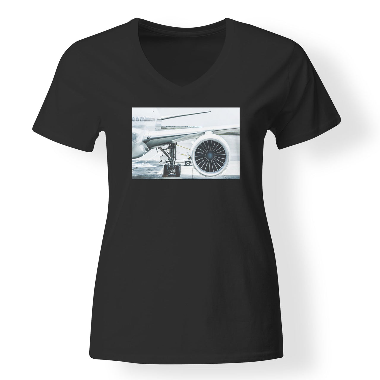 Amazing Aircraft & Engine Designed V-Neck T-Shirts