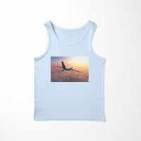Thumbnail for Super Cruising Airbus A380 over Clouds Designed Tank Tops