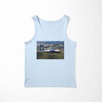 Thumbnail for Amazing View with Blue Angels Aircraft Designed Tank Tops