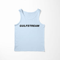 Thumbnail for Gulfstream & Text Designed Tank Top