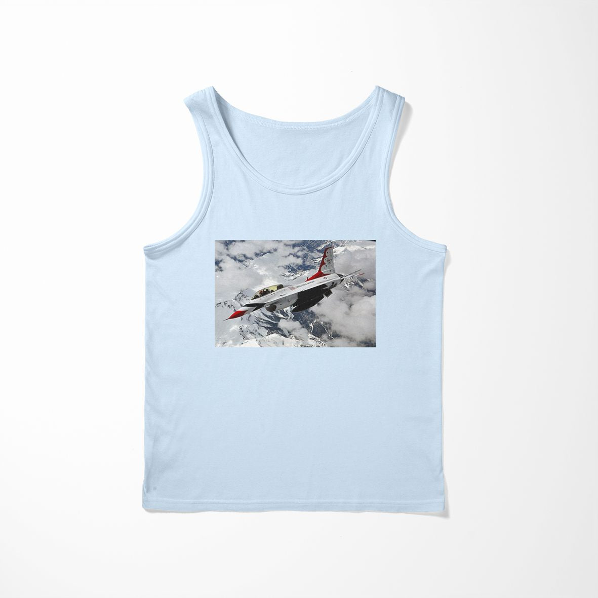 US Air Force Show Fighting Falcon F16 Designed Tank Tops