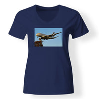 Thumbnail for Etihad Airways A380 Designed V-Neck T-Shirts
