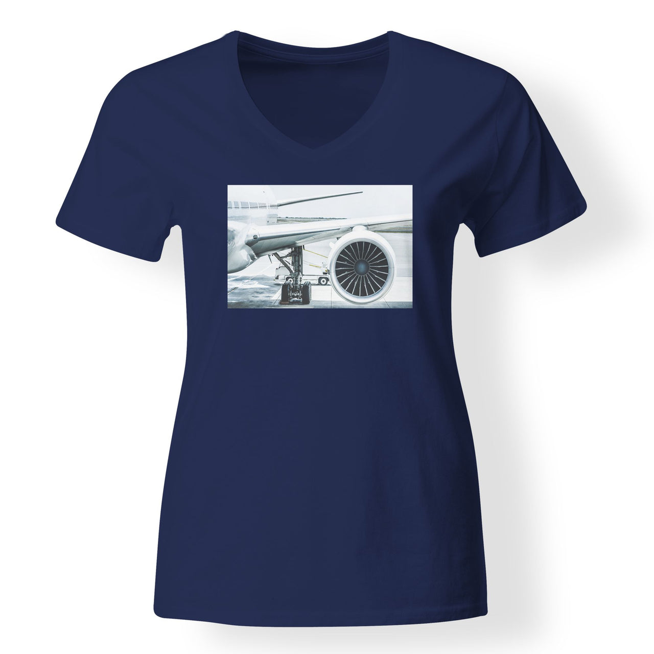 Amazing Aircraft & Engine Designed V-Neck T-Shirts