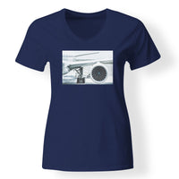 Thumbnail for Amazing Aircraft & Engine Designed V-Neck T-Shirts