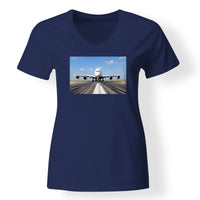Thumbnail for Mighty Airbus A380 Designed V-Neck T-Shirts