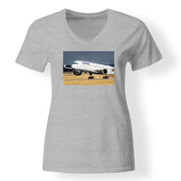 Thumbnail for Lutfhansa A350 Designed V-Neck T-Shirts