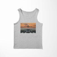 Thumbnail for Aircraft Departing from RW30 Designed Tank Tops