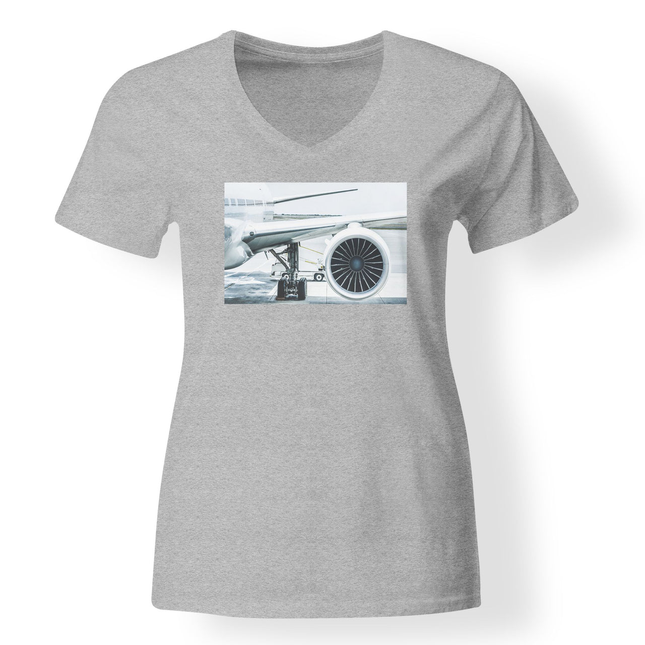 Amazing Aircraft & Engine Designed V-Neck T-Shirts