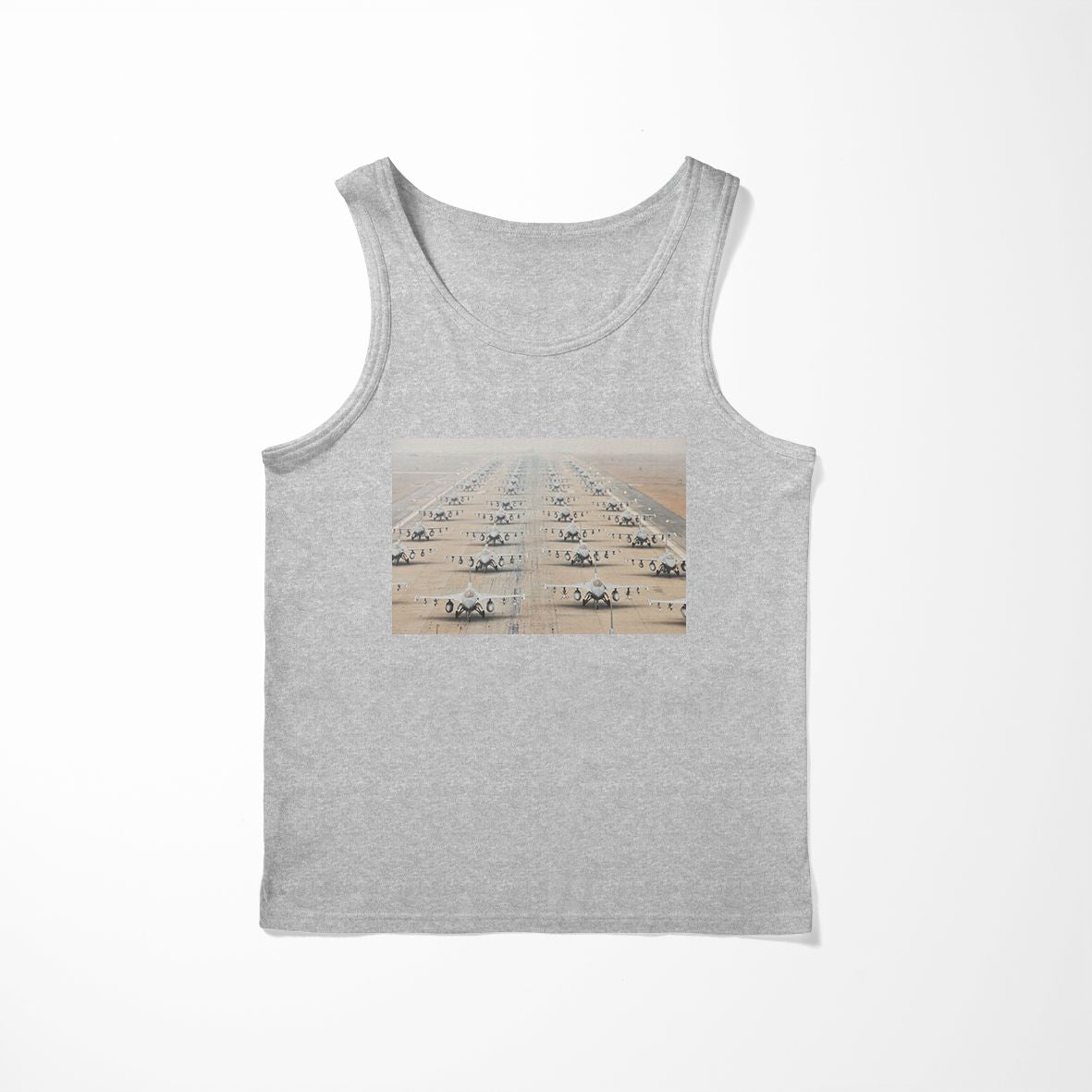Military Jets Designed Tank Tops