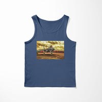 Thumbnail for Fighting Falcon F35 at Airbase Designed Tank Tops