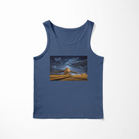 Thumbnail for Amazing Military Aircraft at Night Designed Tank Tops
