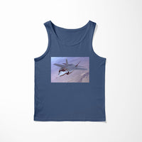 Thumbnail for Fighting Falcon F35 Captured in the Air Designed Tank Tops