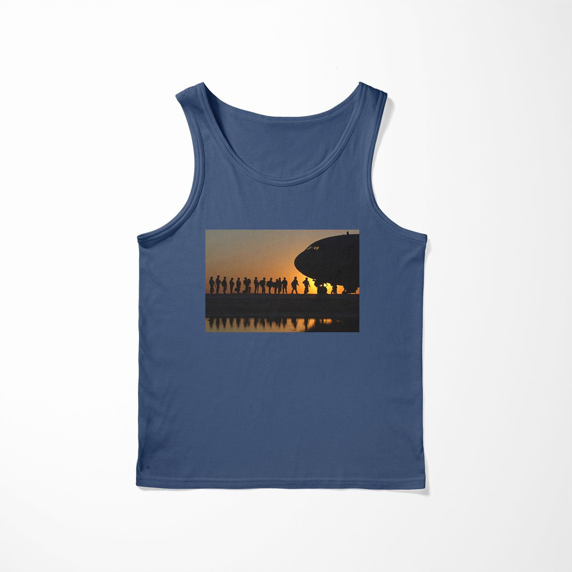 Band of Brothers Theme Soldiers Designed Tank Tops