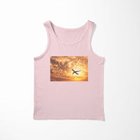Thumbnail for Plane Passing By Designed Tank Tops