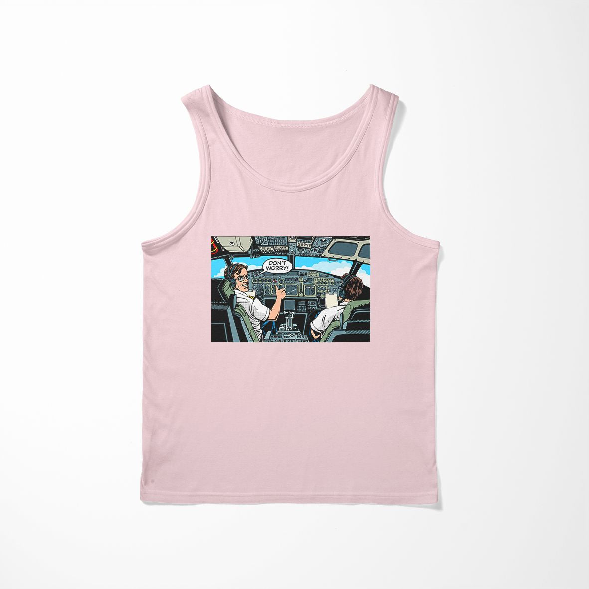 Don't Worry Thumb Up Captain Designed Tank Tops
