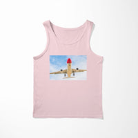 Thumbnail for Beautiful Airbus A330 on Approach Designed Tank Tops